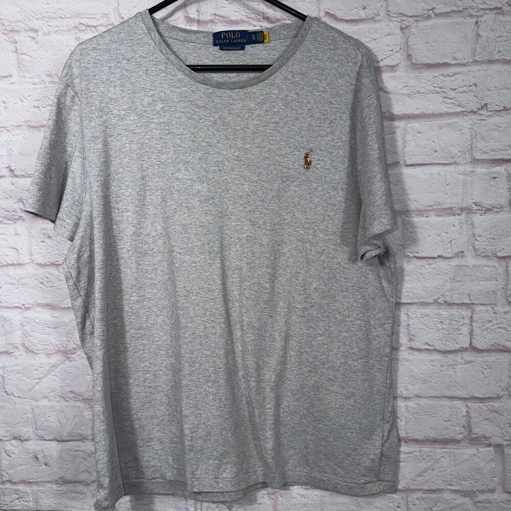 Polo Ralph Lauren Custom Slim Fit Gray XL T-Shirt